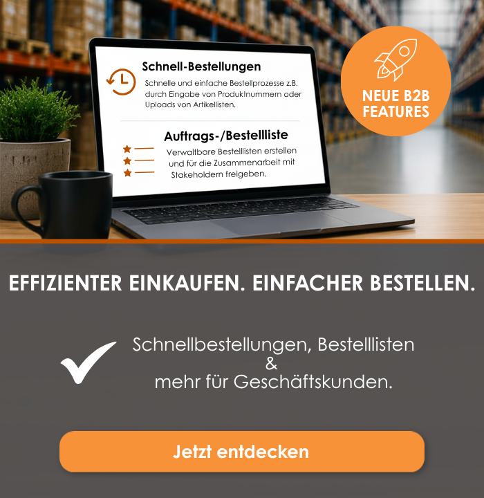 Dichtung für Gewerbekunden Online-Shop | Graf-Dichtungen - B2B_neue_features_mobile