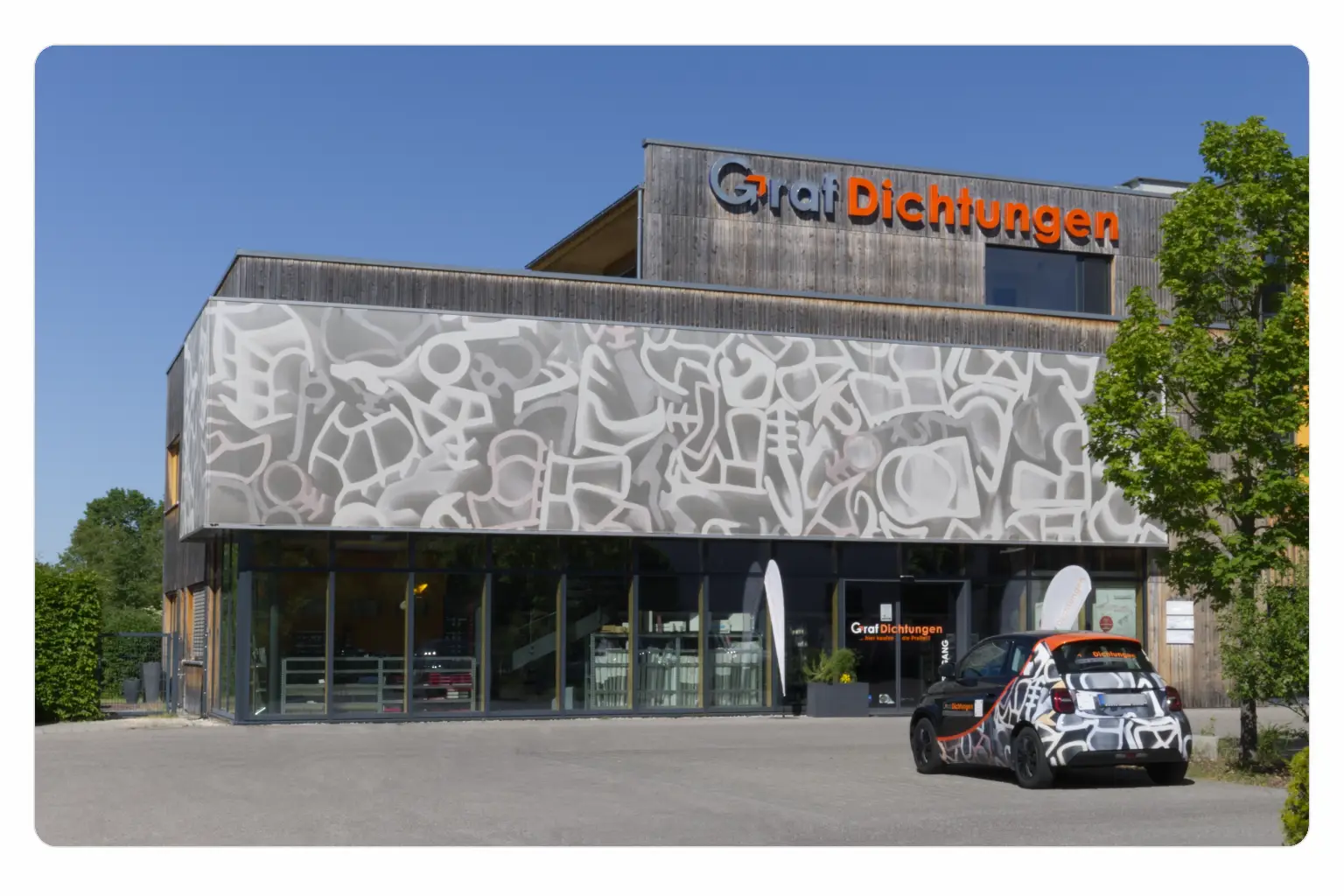 Dichtung für Gewerbekunden Online-Shop | Graf-Dichtungen - B2B-Doorway-Gebude